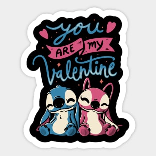 You Are My Valentine Cute Lover Gift Sticker